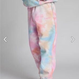 Comfie Kids Tie-Dye Joggers - Pastel Multicolor